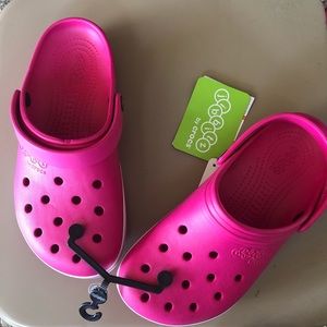 Hot Pink Crocs